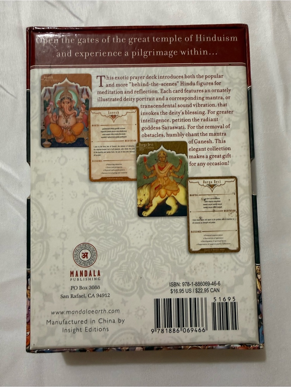 Hindu Gods & Goddesses Card Deck—Mantras, Blessings and Meditations - Picture 2 of 6